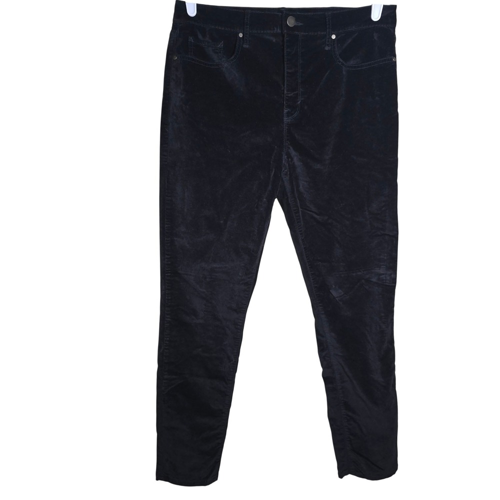 A.n.a. Black Corduroy Women's pants Straight Leg Casual Mid-rise Size 12